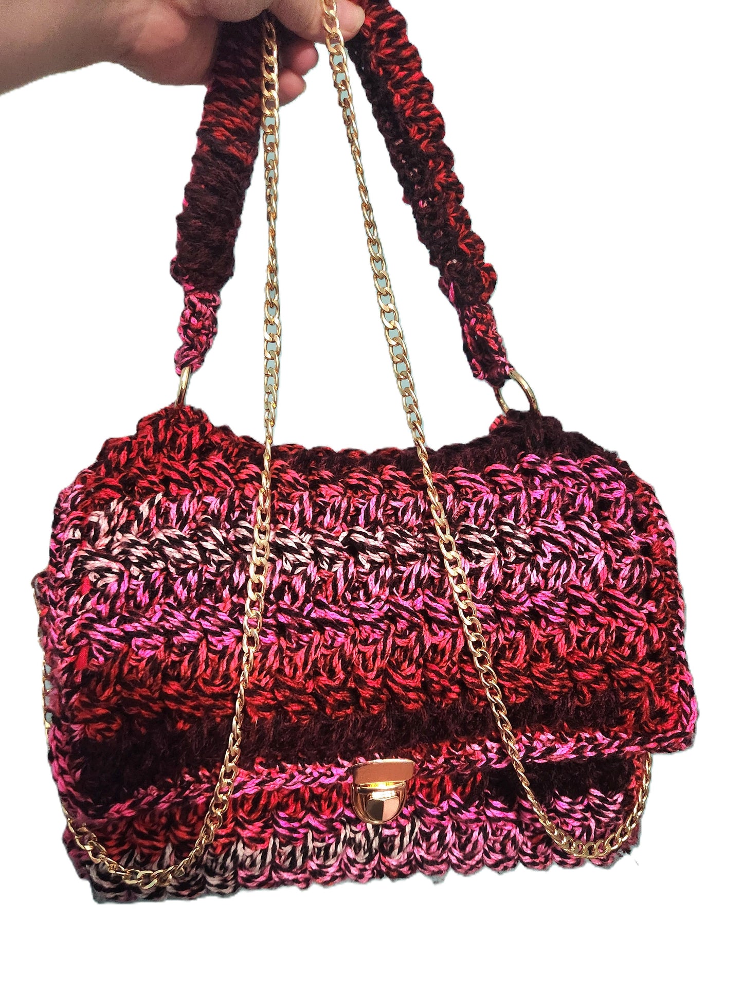 Handcrafted Crochet Purse – Custom Color, Spacious & Stylish